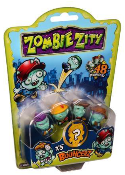 Bild von Zombie Zity Bouncerz - Sammelfiguren - 5er Set