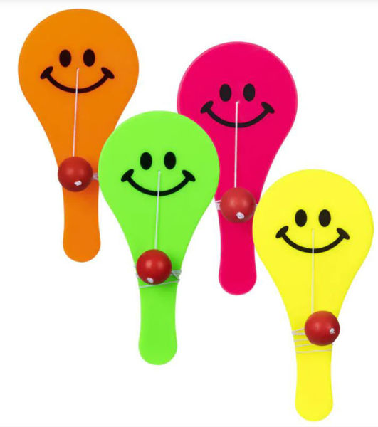 Bild von 4er Pack Paddle Ball Spiel