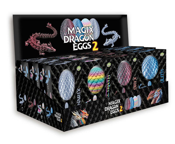 Bild von MagiX Dragon Eggs Serie 2, 4er Mix Display