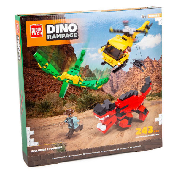 Bild von BLOCK TECH DINO RAMPAGE Bausstein-Set