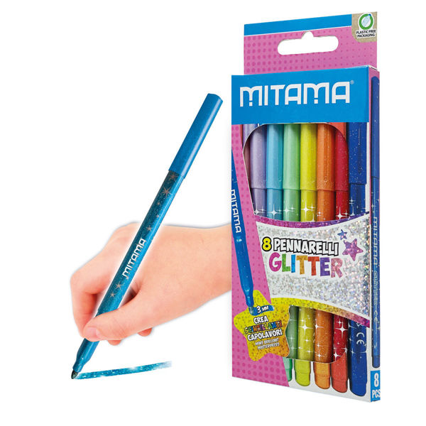 Bild von 8-er Pack SUPER GLITTER Filzstifte