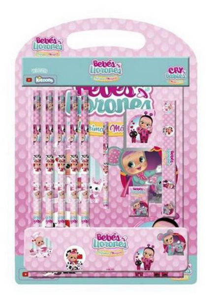Bild von CRY BABIES Stationary Set with Metal Pencil Case