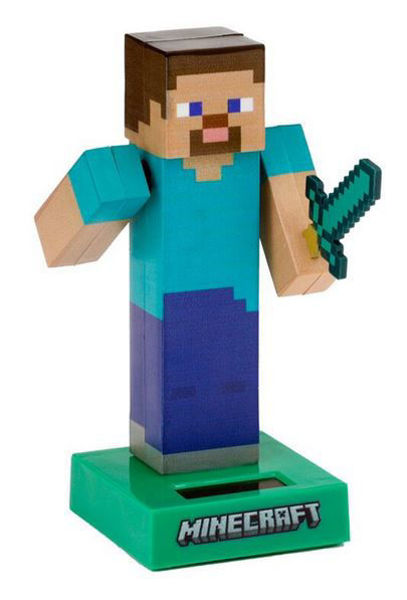 Bild von Minecraft Steve Solar Pal Wackelfigur