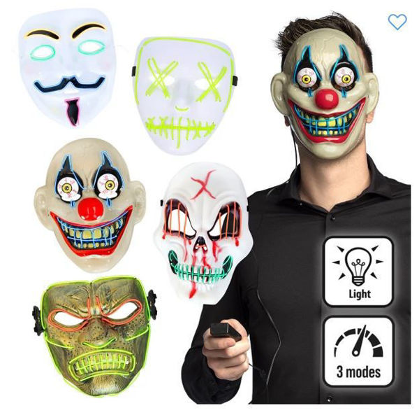 Bild von LED MASKE Halloween