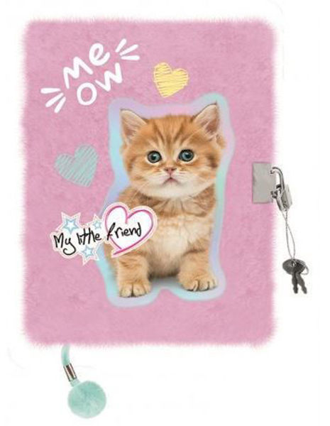 Bild von Plüsch-Tagebuch Katze
