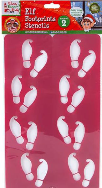 Bild von ELVES BEHAVIN' BADLY - Footprints Stencils