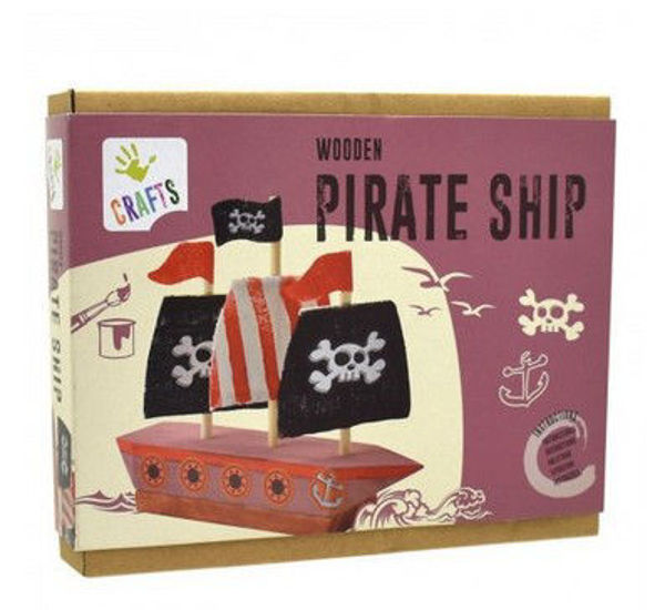 Bild von Bastelset - Holz-Piratenschiff