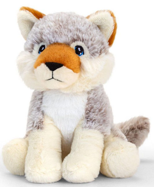 Bild von Eco-Plüsch Wolf, 18cm