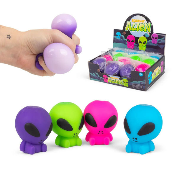 Bild von Squishy Alien, 7cm - Quetschbarer Alien, 7cm