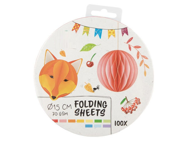 Bild von Faltpapier Rund 15cm - Folding Sheets Round