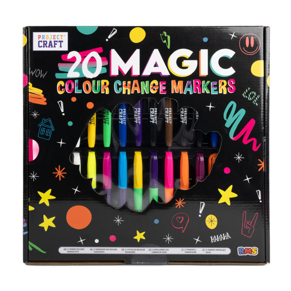 Bild von MAGISCHE FARBWECHSELSTIFTE 20 Stück - MAGIC COLOUR CHANGE MARKER PENS 20 Stück
