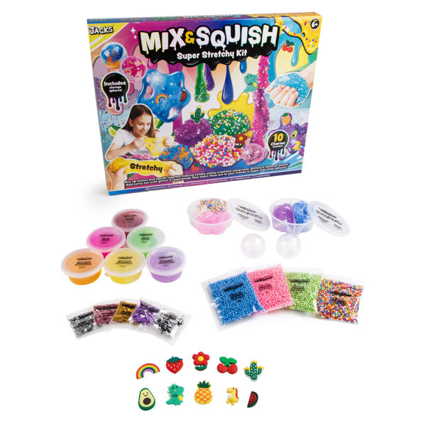 Bild von XL DIY Schleim KIT - DIY Mix and Squish Super Stretchy Slime Kit
