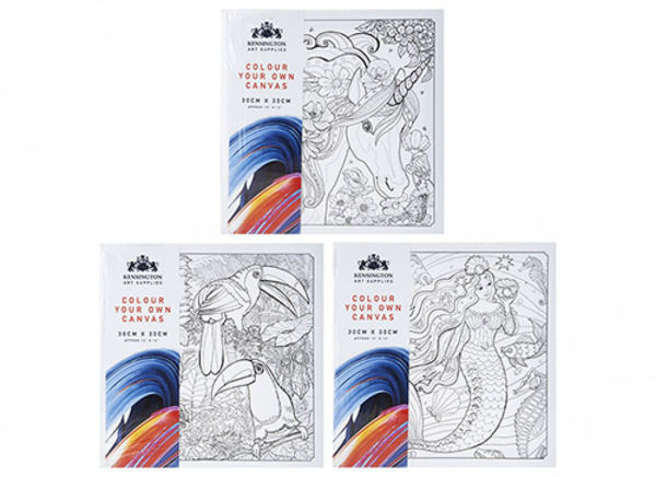 Bild von Colour your own canvas, 30 x 30 cm