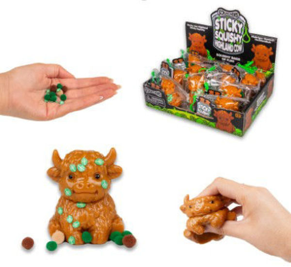 Bild von SCRUNCHEMS STICKY SQUISHY HIGHLAND COW