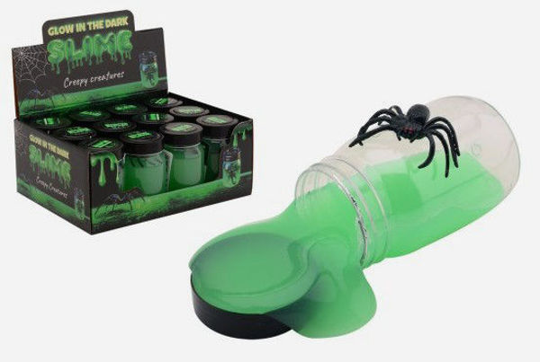 Bild von Glow in the dark Schleim inkl. Spinne