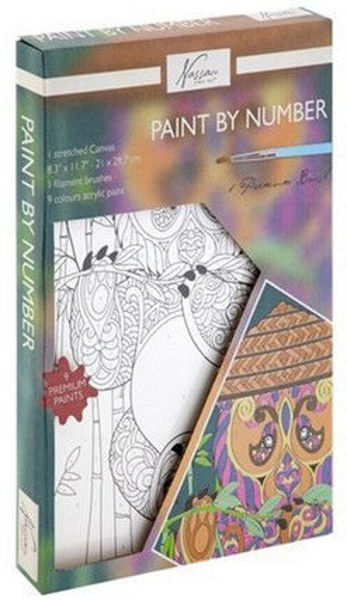 Bild von Mahlen nach Zahlen - Panda