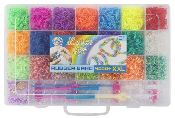 Bild von 4000er Loom Band Kit in Aufbewahrungsbox
