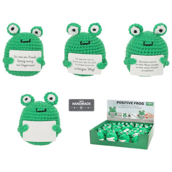 Bild von Häkelfrosch, 9cm - Positive Frog