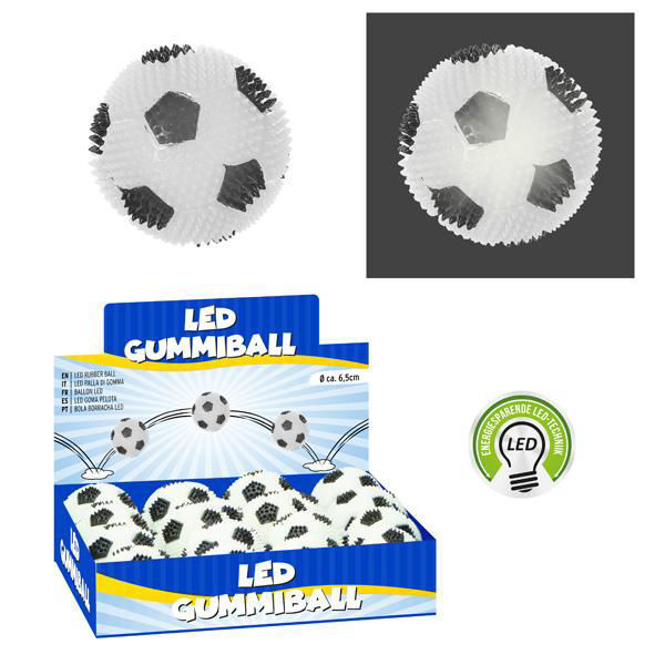 Bild von LED Gummiball "Fußball"