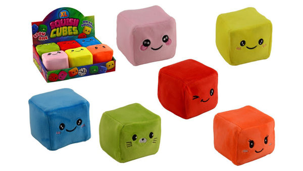 Bild von XL Squish Cube 8cm - Maltose / Sugaring / Slow Rise