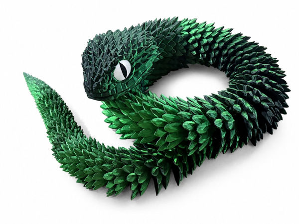 Bild von 200cm MagiX Snake XXL - Schwarz/Grün