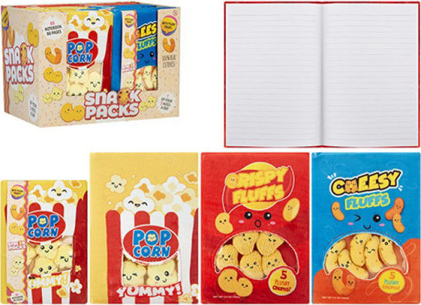 Bild von SNACK PACK Plüsch Notizbuch A5