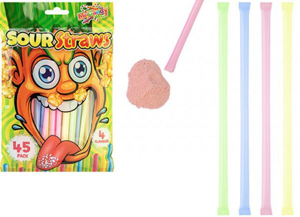 Bild von MR CANDY SOUR STRWAS - SAURE STROHHALME