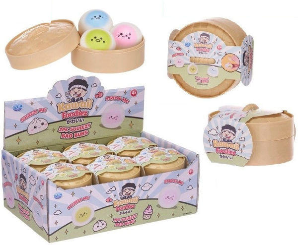 Bild von 3er Set Dumpling in 10cm Bao Bun Kawaii