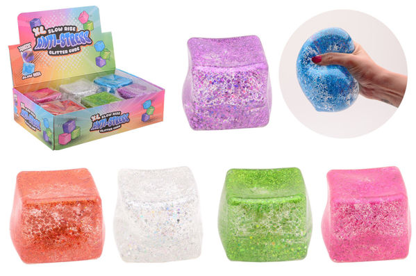Bild von XL Glitzer Maltose Würfel, 8cm / 670g - Sugaring / Slow Rise