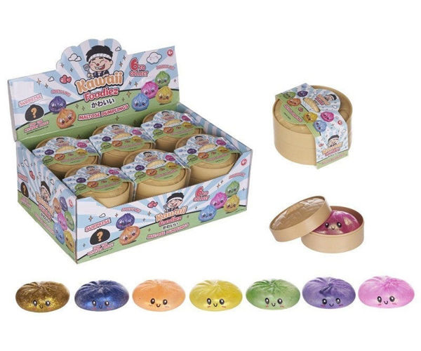 Bild von Maltose Glitzer Dumpling 8,5cm in 10cm Bao Bun Kawaii Surprise -  Sugaring / Slow Rise