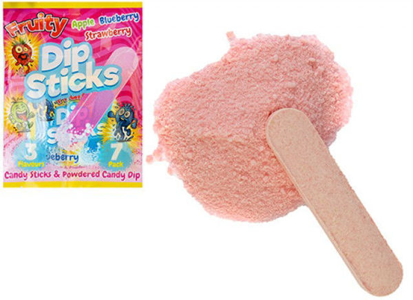 Bild von MR CANDY FRUITY DIP STICKS  84g - SÜßWARE