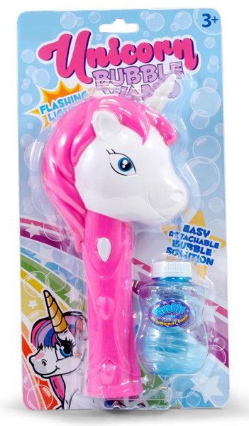 Einhorn Unicorn Bubble Light - Seifenblasenmaschine mit Leuchteffekt