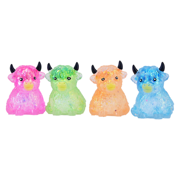 Bild von Maltose Glitzer Highland Cow, 8,5cm - Sugaring / Slow Rise