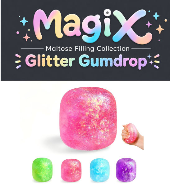 Bild von MagiX Maltose Glitter GumDrop 6cm - Sugaring / Slow Rise