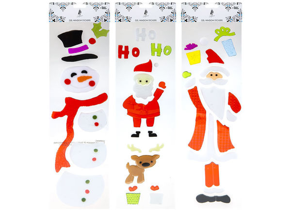 Weihnachts Gel Fenstersticker